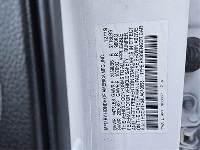 2020 Honda Accord Sport