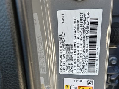 2025 Honda Accord Hybrid Touring