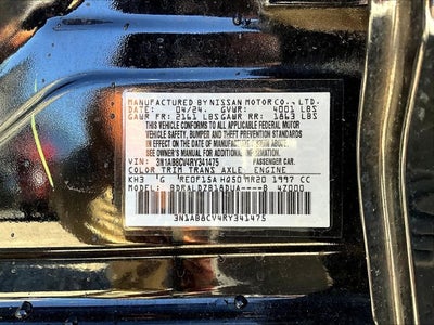 2024 Nissan Sentra SV