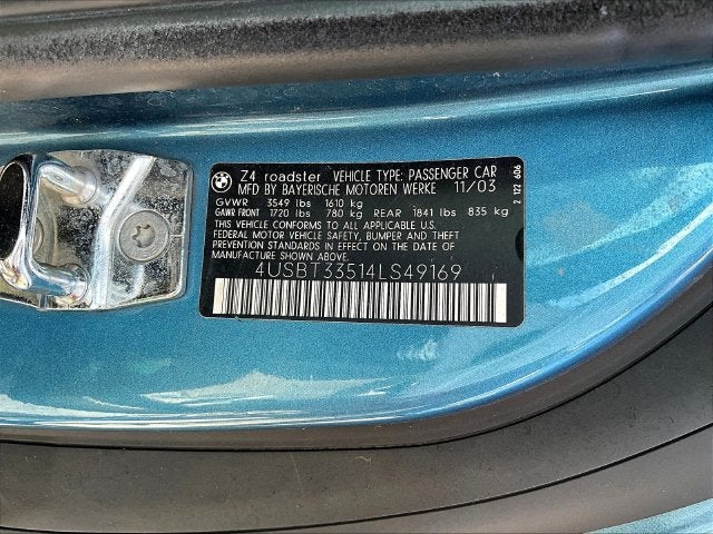 2004 BMW Z4 2.5i