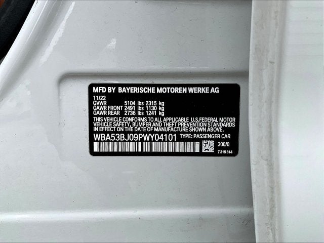 2023 BMW 5 Series 540i