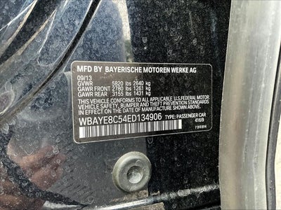 2014 BMW 7 Series 750Li