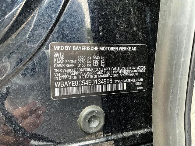 2014 BMW 7 Series 750Li