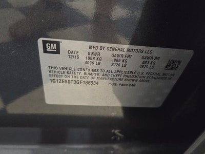 2016 Chevrolet Malibu LT 1LT