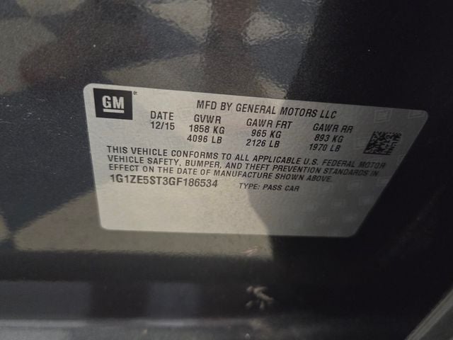 2016 Chevrolet Malibu LT 1LT