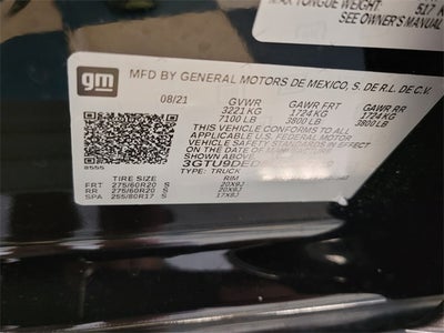 2021 GMC Sierra 1500 SLT CREW CAB 4WD