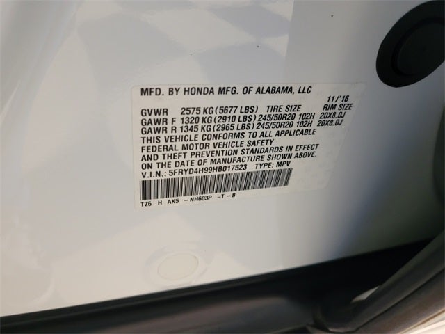 2017 Acura MDX 3.5L SH-AWD w/Advance & Entertainment Pkgs