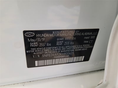 2019 Hyundai Sonata SE