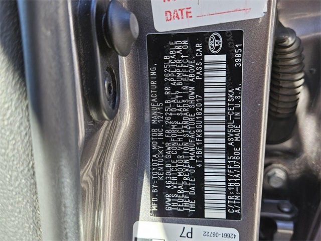 2016 Toyota Camry SE