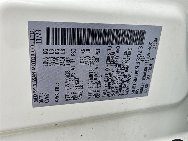 2023 Nissan Rogue SV