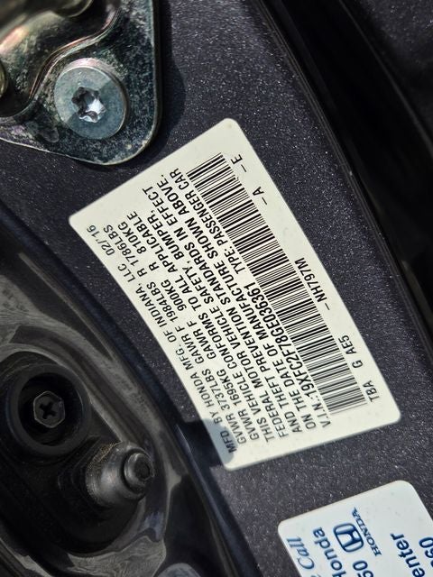 2016 Honda Civic EX