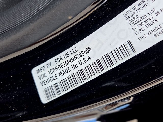 2022 RAM 1500 Laramie Crew Cab