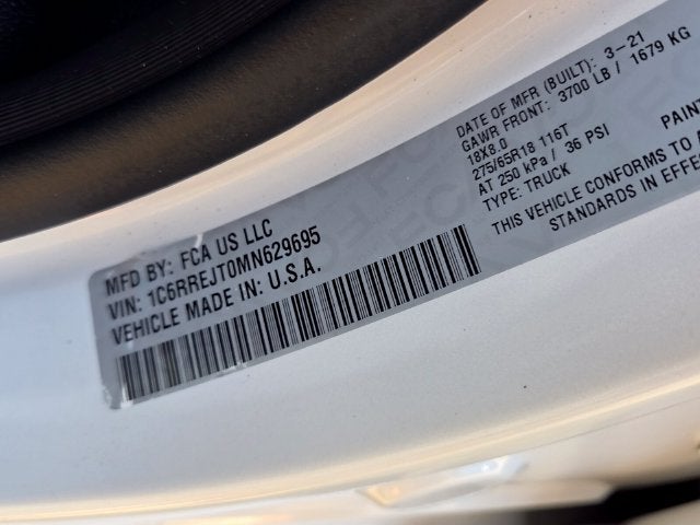 2021 RAM 1500 Laramie Crew Cab