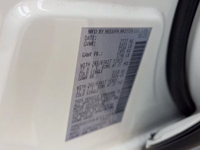 2025 Nissan Frontier SV Crew Cab