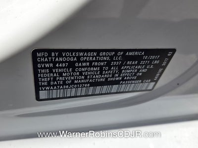2018 Volkswagen Passat 2.0T R-Line