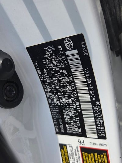 2014 Toyota Camry LE 2014.5