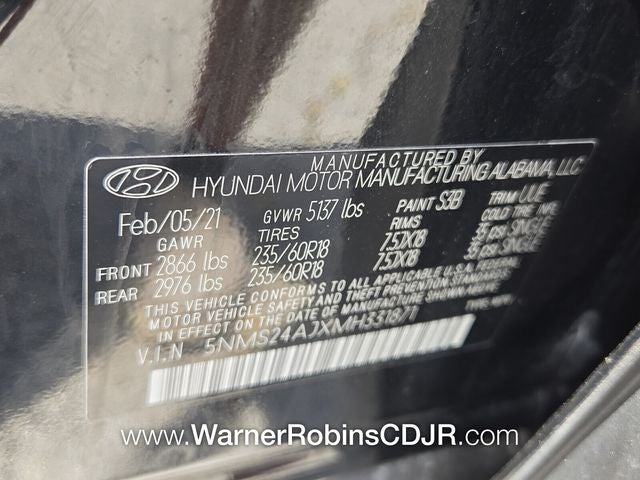 2021 Hyundai Santa Fe SEL