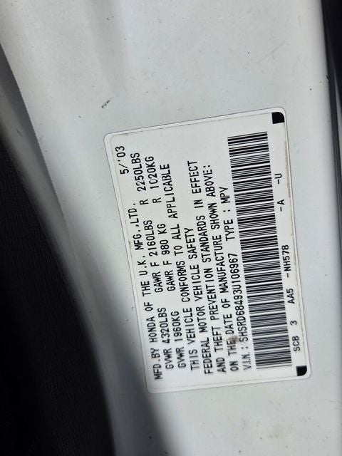 2003 Honda CR-V LX