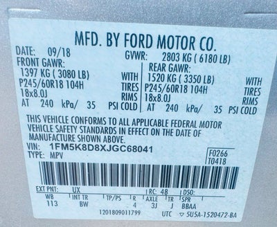 2018 Ford Explorer XLT