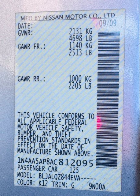 2010 Nissan Maxima 3.5 S