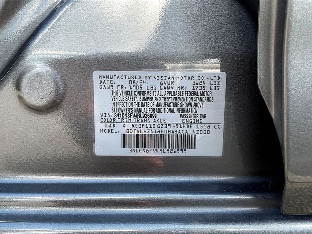 2024 Nissan Versa 1.6 SR
