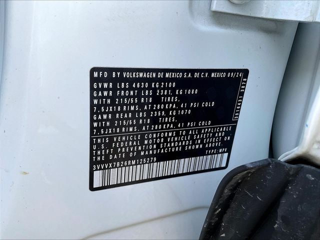 2024 Volkswagen Taos 1.5T SE