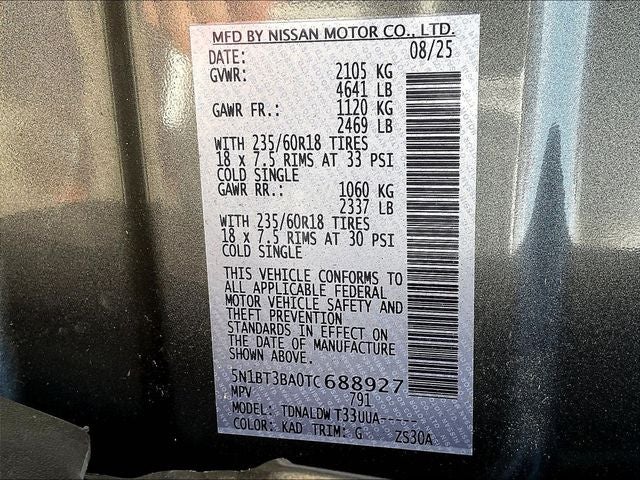 2026 Nissan Rogue SV