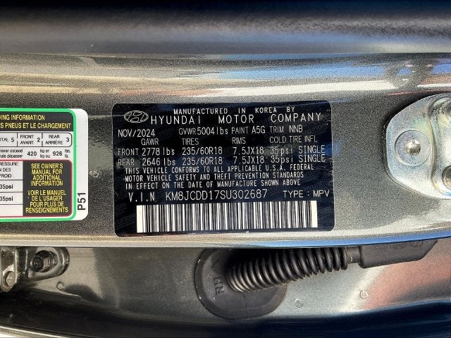 2025 Hyundai Tucson Hybrid SEL Convenience