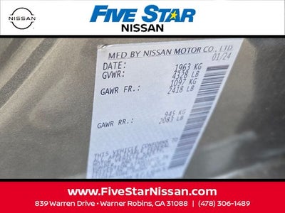 2024 Nissan Altima 2.5 SR