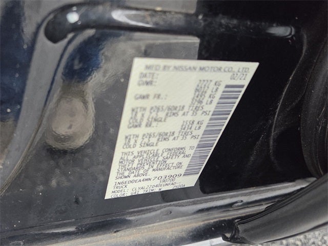 2021 Nissan Frontier SV