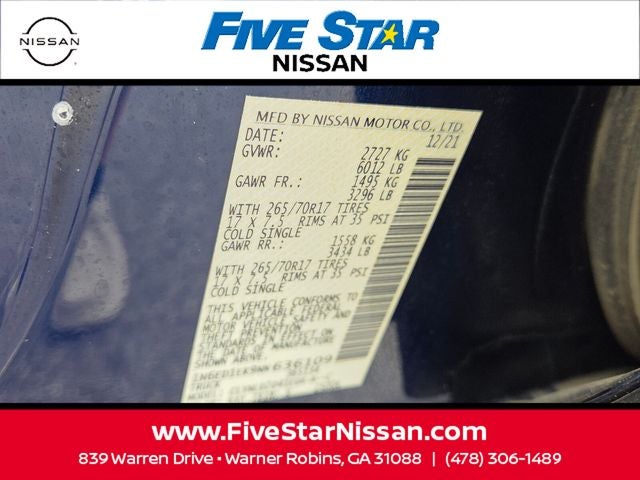 2022 Nissan Frontier PRO-4X