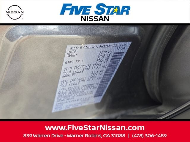 2025 Nissan Frontier PRO-4X