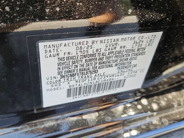 2025 Nissan Versa 1.6 SR