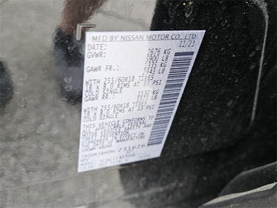 2022 Nissan Pathfinder SV