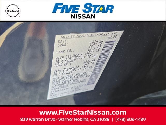 2024 Nissan Pathfinder SV