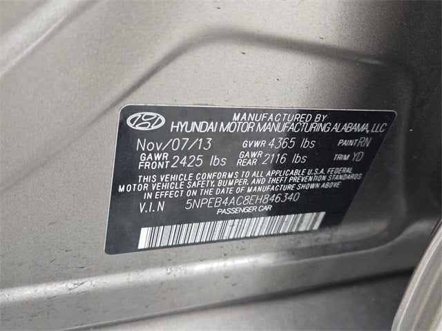 2014 Hyundai Sonata GLS