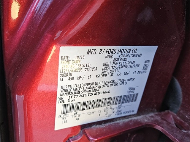 2016 Ford F-250SD Platinum