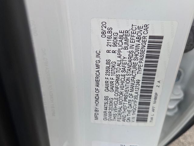 2020 Honda Accord Sport