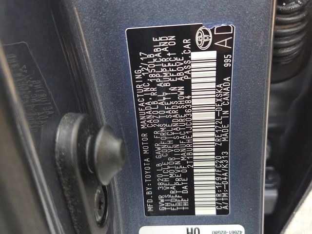 2018 Toyota Corolla SE