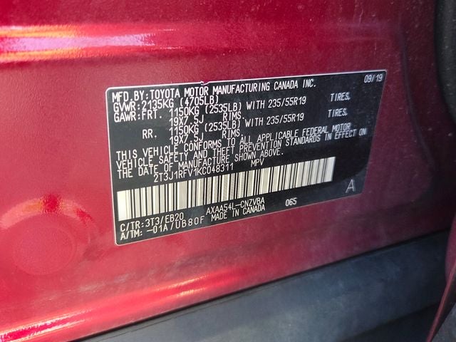 2019 Toyota RAV4 Adventure