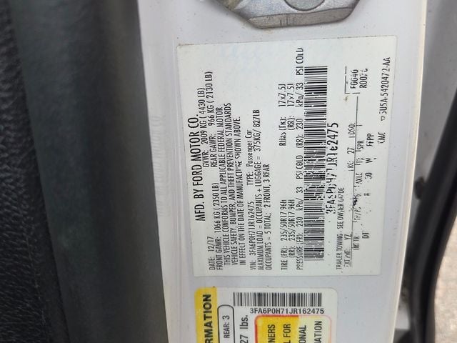 2018 Ford Fusion SE