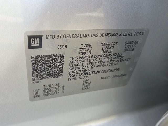 2019 GMC Sierra 1500 SLE