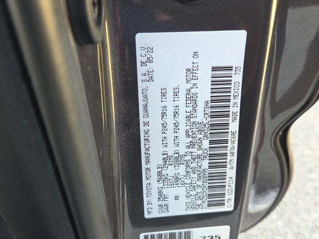 2022 Toyota Tacoma SR5 V6