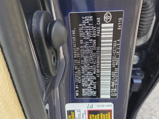 2017 Toyota Camry XLE