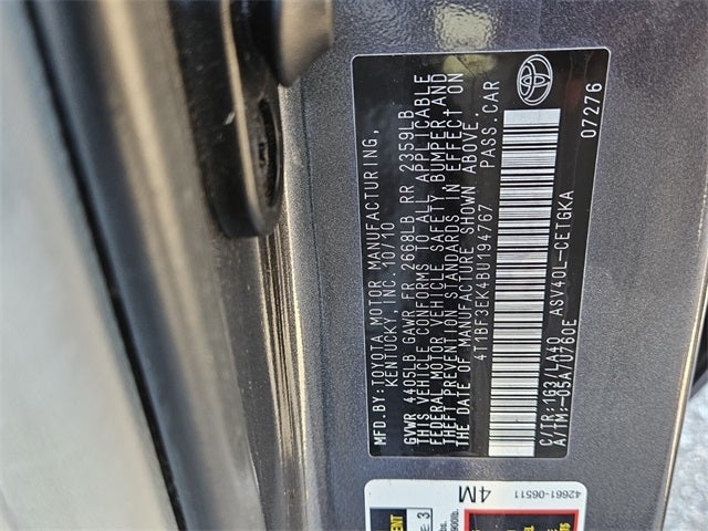 2011 Toyota Camry LE