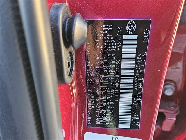 2022 Toyota Camry LE