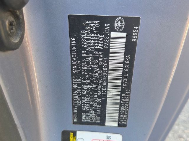2005 Toyota Camry Solara SLE
