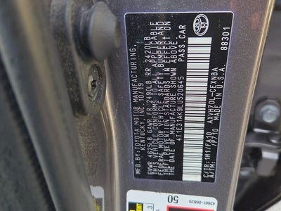 2020 Toyota Camry Hybrid LE