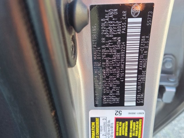 2024 Toyota Camry SE