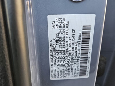 2023 Honda Ridgeline RTL-E